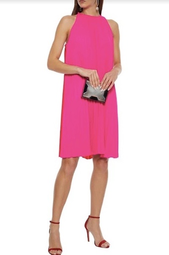 [C02628] DIANE VON FURSTENBERG - Robe Mini rose - T36 - C02628