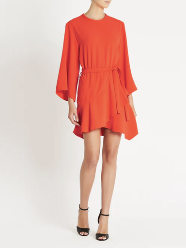 [C02693] IRO - Robe Mini orange - T36 - C02693