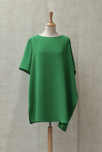 [C02838] LUXE - NATAN - Robe Mini verte  - T42/44 - C02838