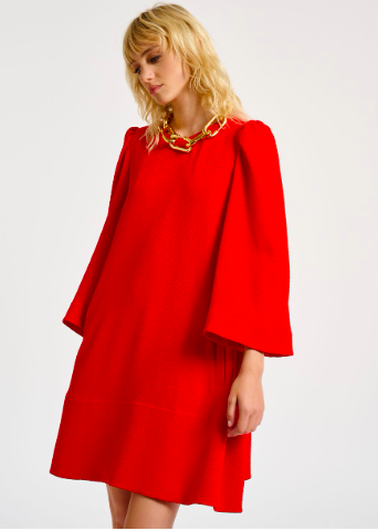 [C02878] ESSENTIEL - Robe Mini rouge - T42 - C02878