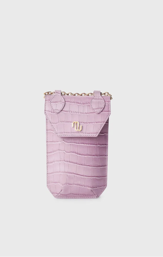 [A826] MAJE - Sac Porte Téléphone mauve - A826