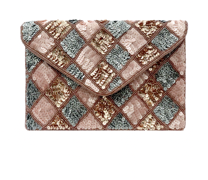 [A851] Sac Sequins Losanges  - A851