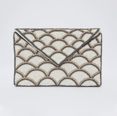 [A852] Sac Perles Demi-Cercle - A852